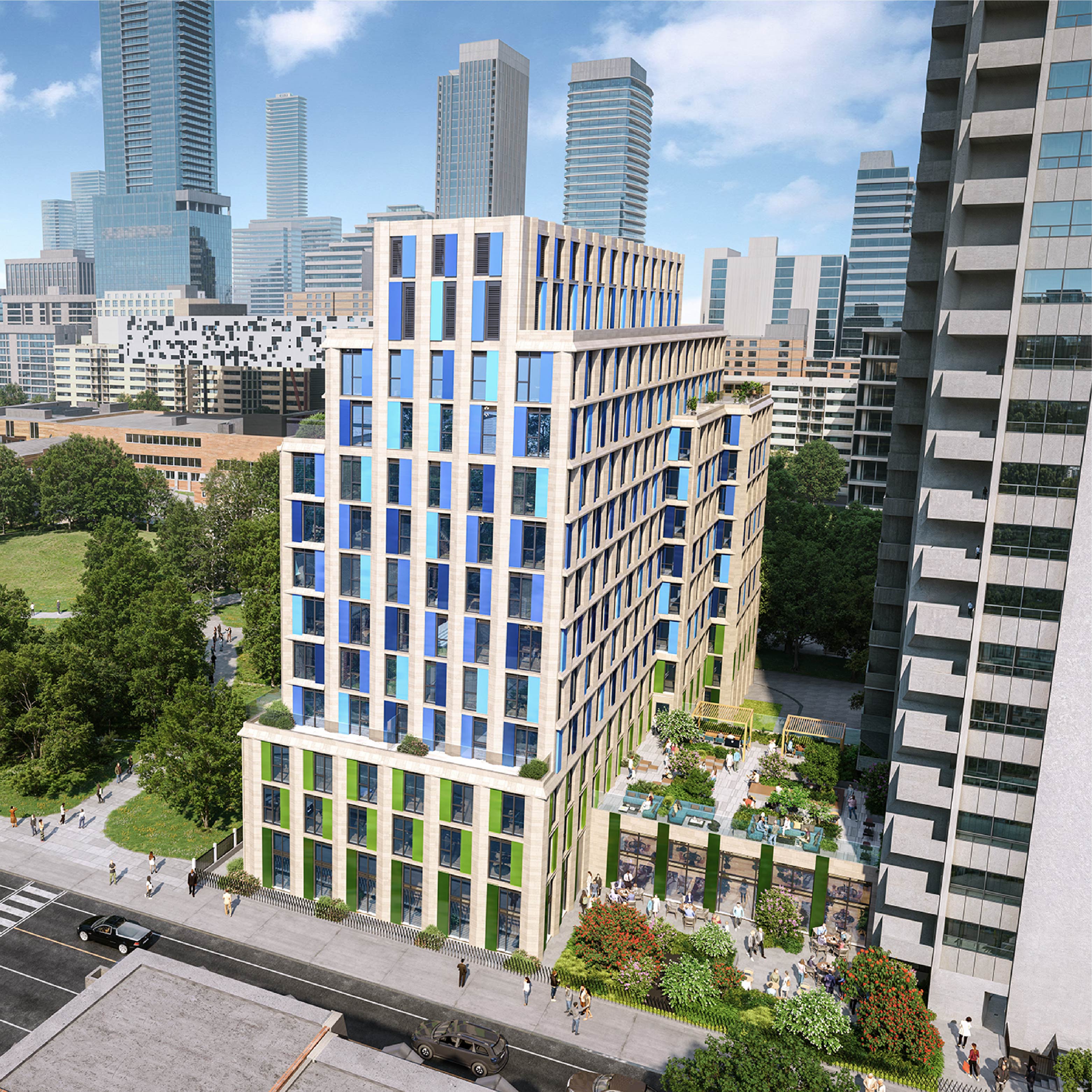 Proposed building rendering